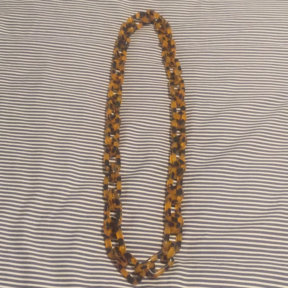 Tuckernuck Oversized Acetate Tortoise Necklace